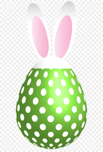 Image file formats Lossless compression - Easter Dotted Bunny Egg Green Transparent PNG Clip Art 