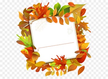 Image file formats Lossless compression - Fall Decorative Blank with Leaves PNG Clipart Image 