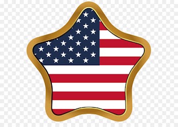 Image file formats Lossless compression - USA Flag Star PNG Clip Art Image 
