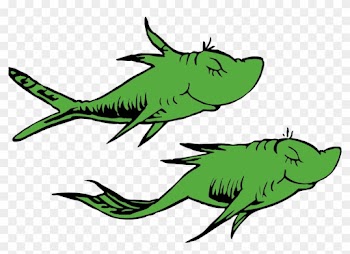 Image Gallery Of Dr Seuss Fish Clip Art - One Fish Two Fish Red Fish Blue Fish Clipart