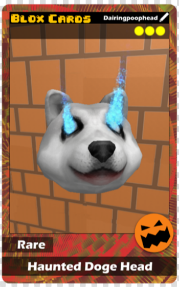 Image - Haunted Doge Head.png | Blox Cards Wikia | FANDOM powered by ...