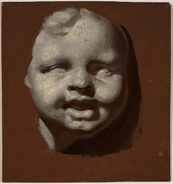 image of face of putto | Free Photo - rawpixel