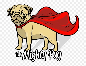 Image Of - Girl Loves Her Pug Throw Blanket