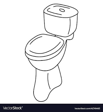 image of toilet with tank and toilet seat