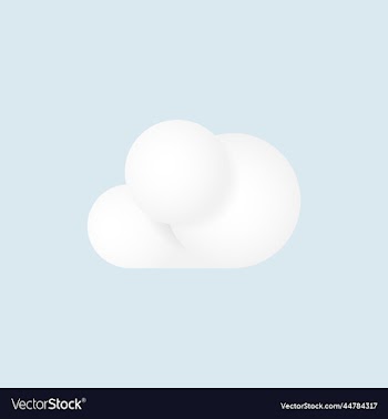 image of white fluffy cloud