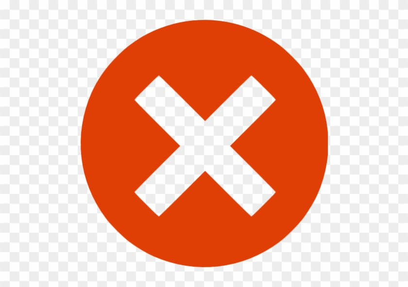 Image - Red X Icon Circle