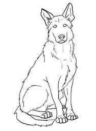 Image result for german shepherd face outline | design project ...