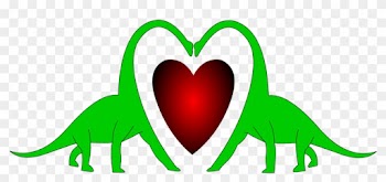 Image Result For Wedding Dinosaur Clipart - Dinosaure Saint Valentin