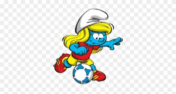 Image Smurfette Soccer Png Smurfs Wiki Fandom - Smurfette Soccer