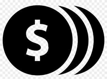 Image Transparent Library 1 Vector Circle - Black Money Bag Png