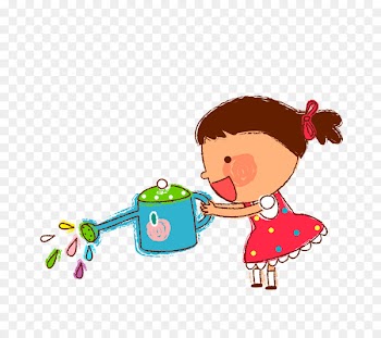 Image Vector graphics Cartoon animation Illustration - watering flowers 