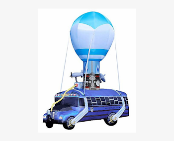 Image Via Spirit Halloween - Fortnite Battle Bus Inflatable - Free ...