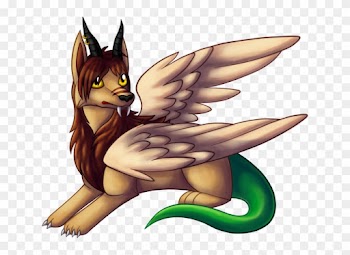 Image - Wolf With Wings And A Horn