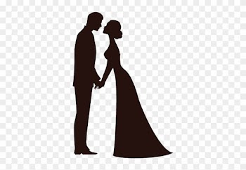 Imagem Relacionada Couple Silhouette, Wedding Silhouette, - Wedding Bride And Groom Silhouette