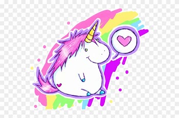 Imagens Fofas Tumblr Png - Fat Unicorn