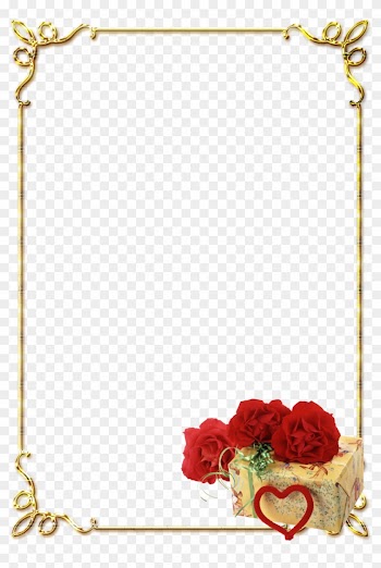 Imagens Psd E Png Fundo Transparente Grátis Para Programas - Page Borders With Flowers