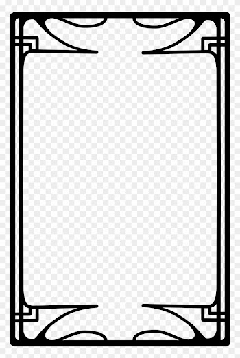 Images For Art Deco Png - Tarot Card Frame