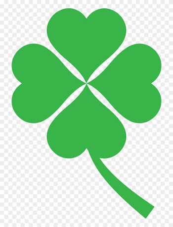 Images Of Four Leaf Clovers Free Pictures To Color - Green Four Leaf Clover