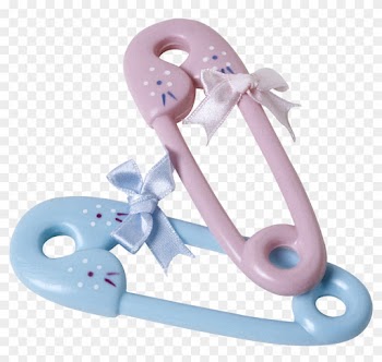 Imágenes De Accesorios Para Bebés - Baby Shower Safety Pin