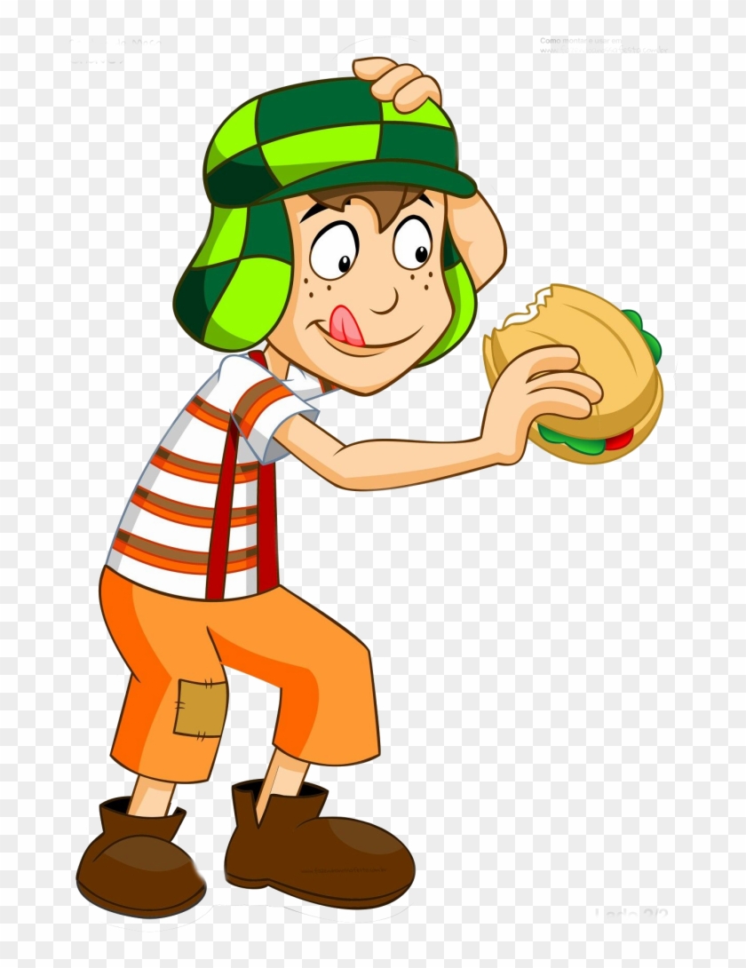 Imágenes Del Chavo Del Ocho Y Sus Amigos - Chavo Del Ocho Comiendo Torta