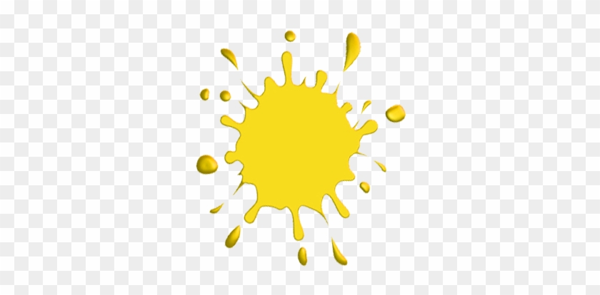 Imgs For > Yellow Paint Splatter Png - Splash Of Yellow Paint