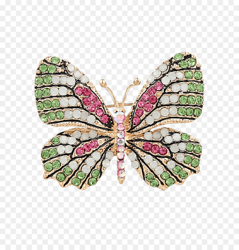 Imitation Gemstones & Rhinestones Brooch Clothing Accessories T ...