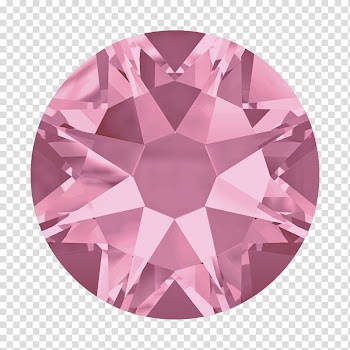 Imitation Gemstones & Rhinestones Swarovski AG Crystal Rose Diamond, pink light transparent background PNG clipart