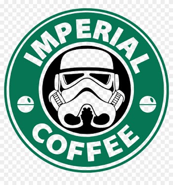 Imperial Coffee Star Wars Stormtrooper Starbucks Vinyl - Star Wars Coffee Png