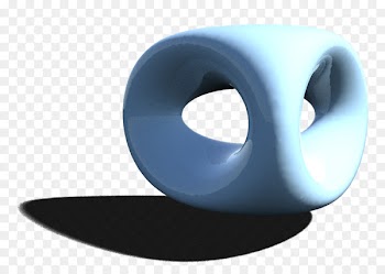 Implicit surface Genus-two surface Function - houdini cartoon 