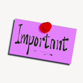 Important reminder note clipart, illustration | Free Vector - rawpixel