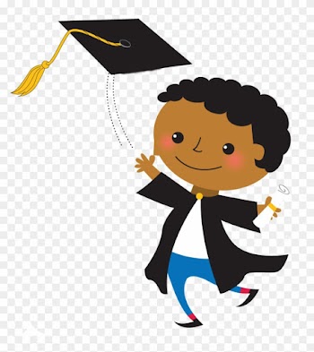 In Addition To Bookmarks, Folders And Pencils Provided - Graduate Cartoon No Background