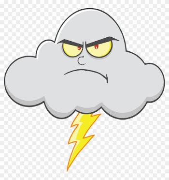 In Case Anyone Was Wondering - Angry Cloud Cartoon