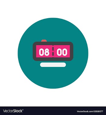 In colorful circle digital vector image