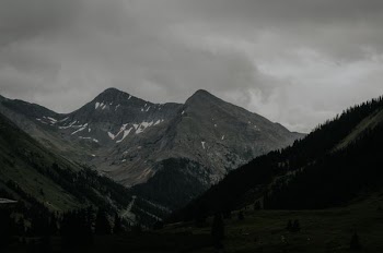 in distant mountain