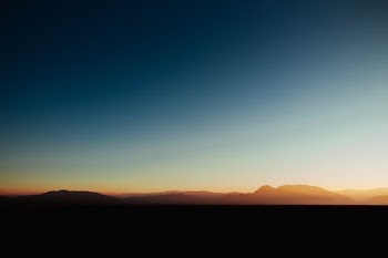 in distant photo of mountain
