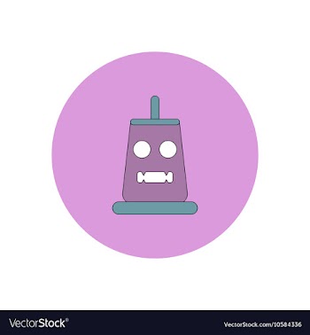 In flat design Halloween icon vector image