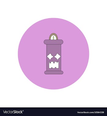 In flat design Halloween icon vector image