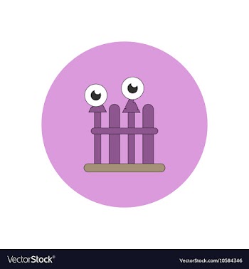 In flat design Halloween icon vector image