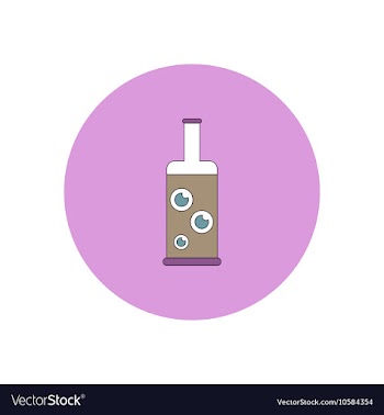 In flat design Halloween icon vector image