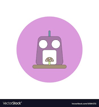 In flat design Halloween icon vector image