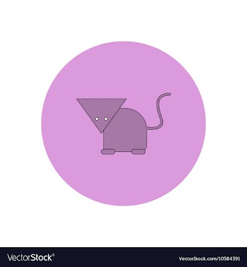 In flat design Halloween icon vector image