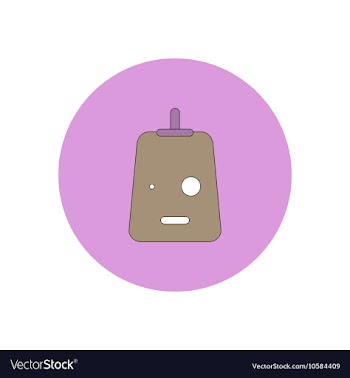 In flat design Halloween icon vector image
