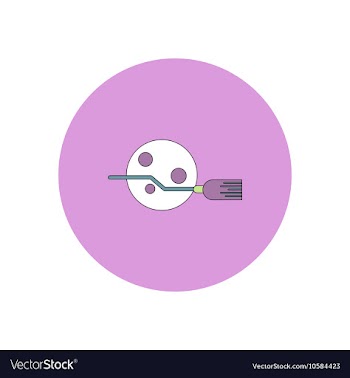 In flat design Halloween icon vector image