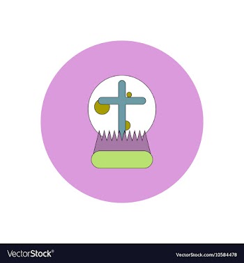 In flat design Halloween icon vector image