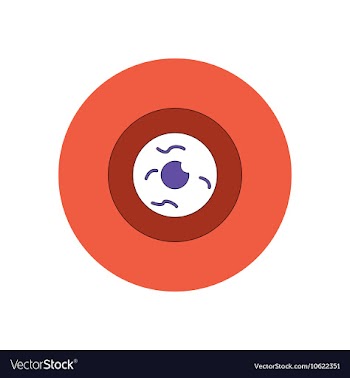 In flat design Halloween icon vector image