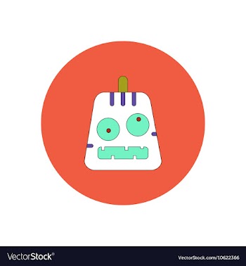 In flat design Halloween icon vector image