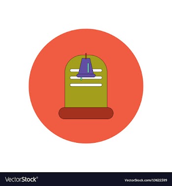 In flat design Halloween icon vector image