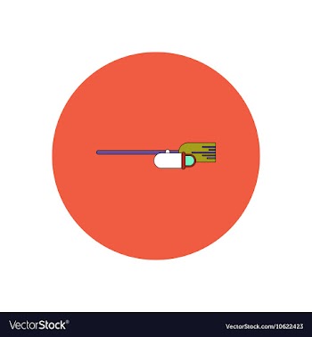 In flat design Halloween icon vector image