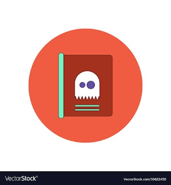 In flat design Halloween icon vector image