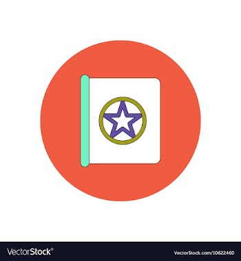 In flat design Halloween icon vector image